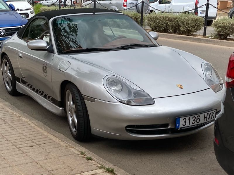 Porsche Boxster (2004) spotted in Palma, Spain
