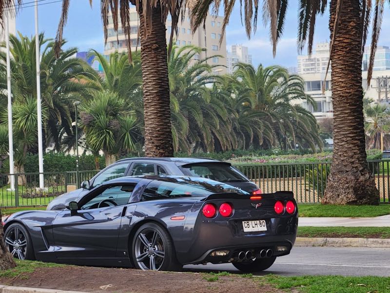 Chevrolet Corvette spotted in Viña del Mar