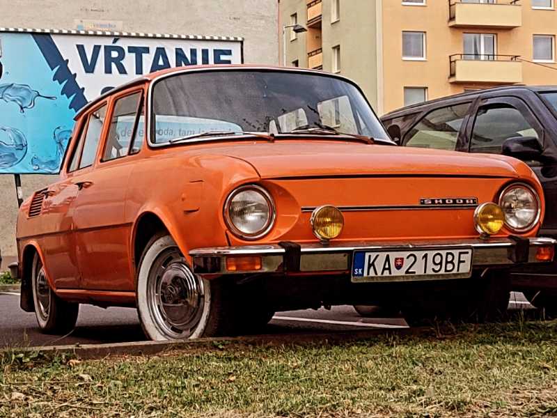 Škoda 100 spotted in Krupina