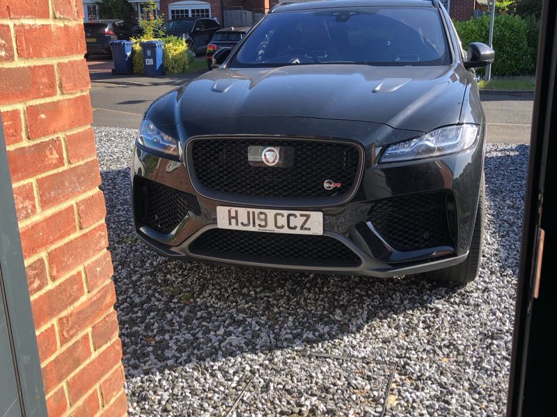 Jaguar F-Pace SVR spotted in Cambridge