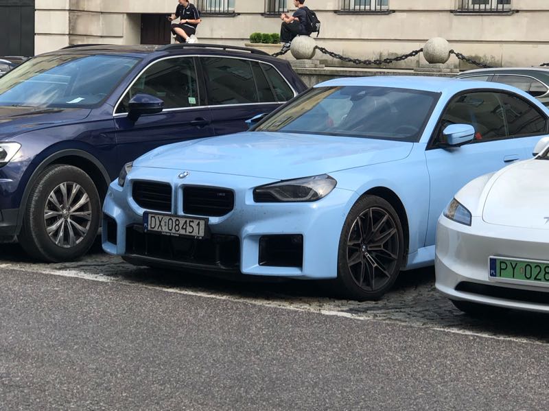 BMW M2 (2023) spotted in Warsaw, Poland