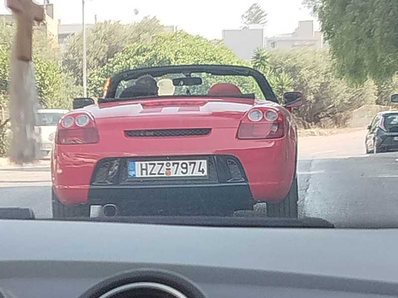 Porsche Boxster spotted in Irákleion
