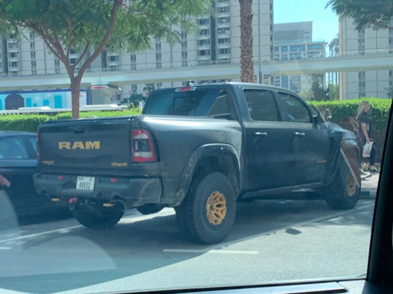 Ram 1500 spotted in Dubai