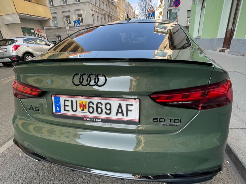 Audi A5 spotted in Vienna