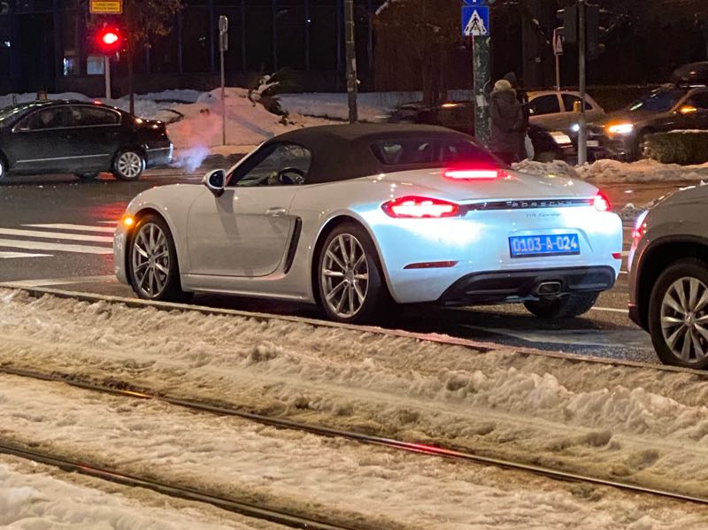 Porsche 718 Boxster (2021) spotted in Sarajevo, Bosnia and Herzegovina