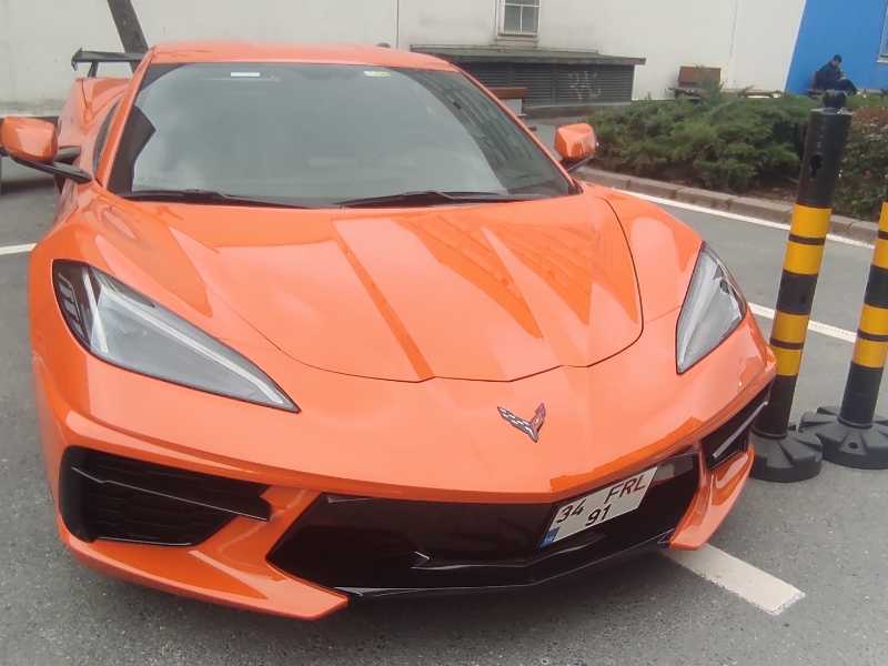 Chevrolet Corvette (2020) spotted in Istanbul, Turkey