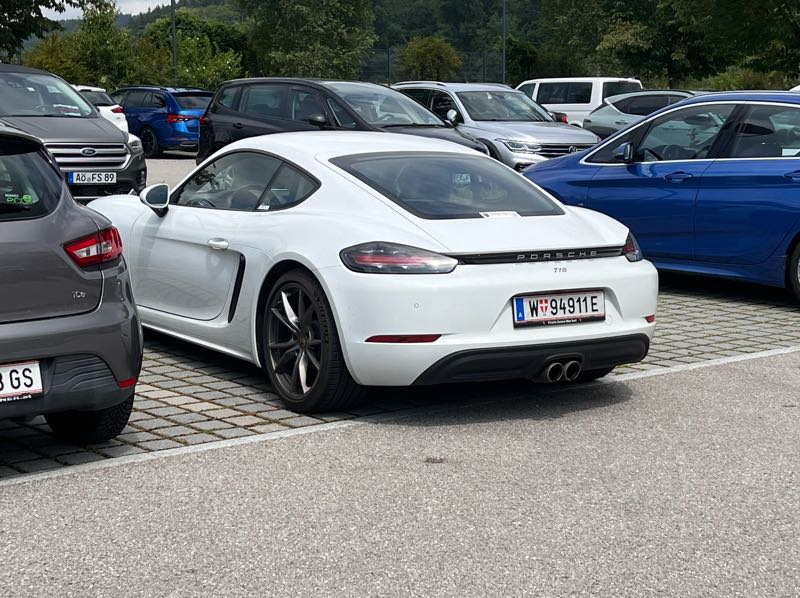 Porsche 718 spotted in Ainring
