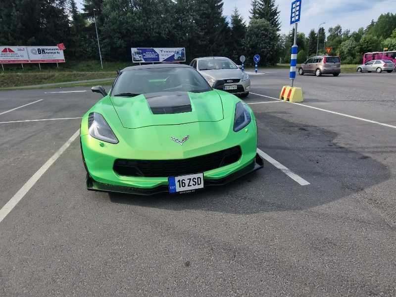Chevrolet Corvette spotted in Lappeenranta