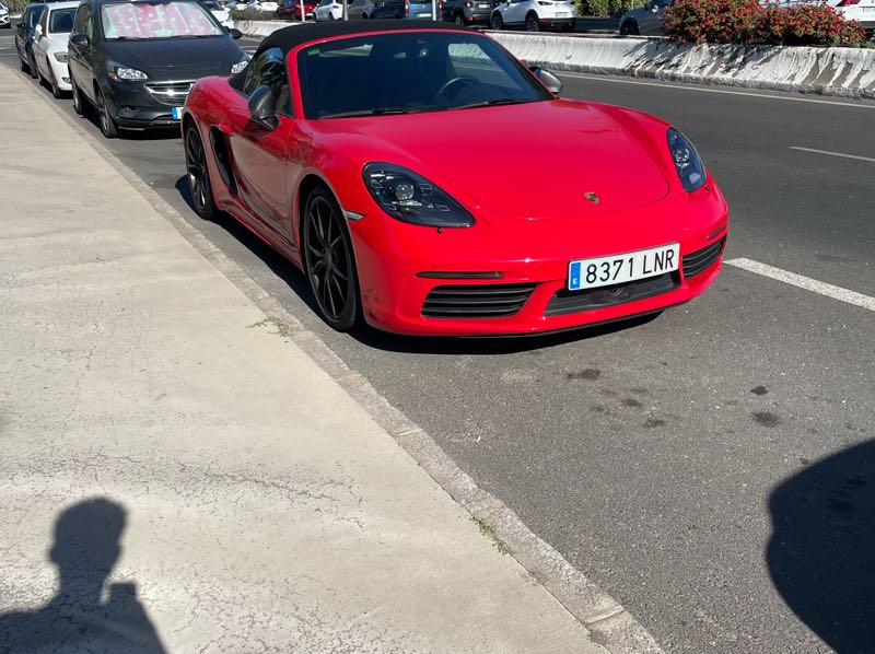 Porsche 718 Boxster spotted in Santa Lucía