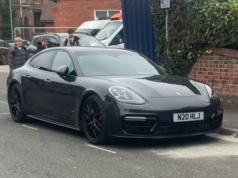 Porsche Panamera spotted in Wisbech