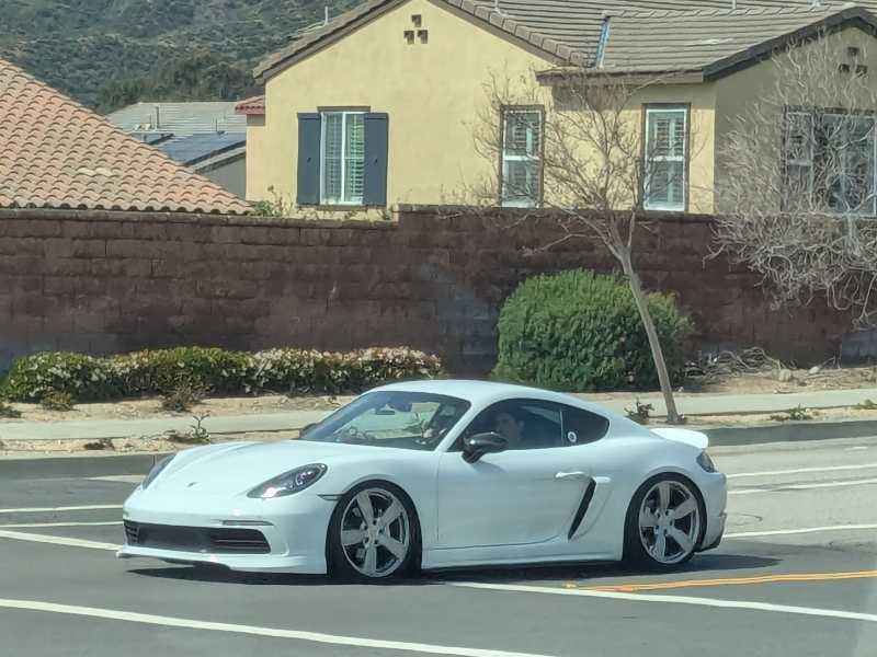 Porsche 718 Cayman (2020) spotted in Fontana, United States