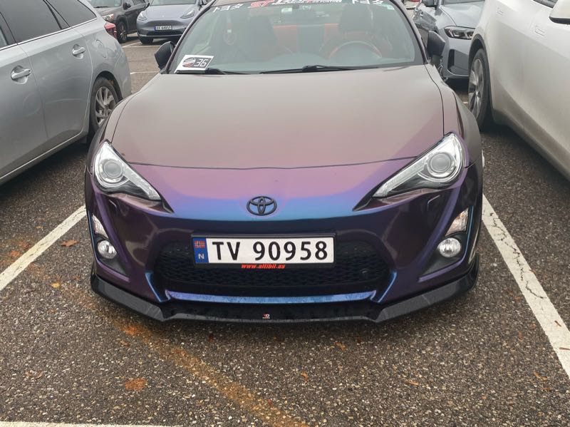 Toyota 86 (2012) spotted in Lillestrøm, Norway