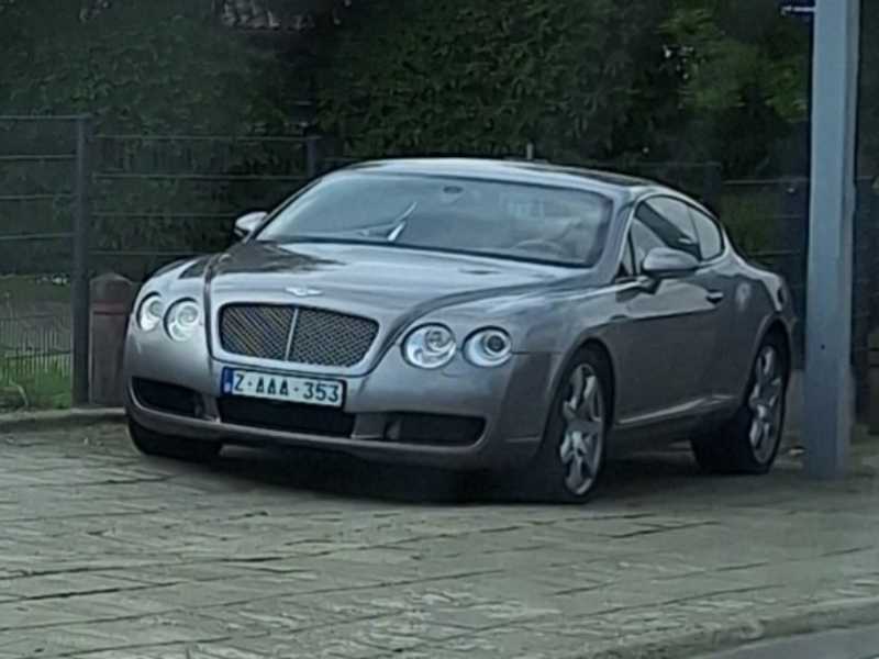 Bentley Continental GT (2003) spotted in Brussels, Belgium