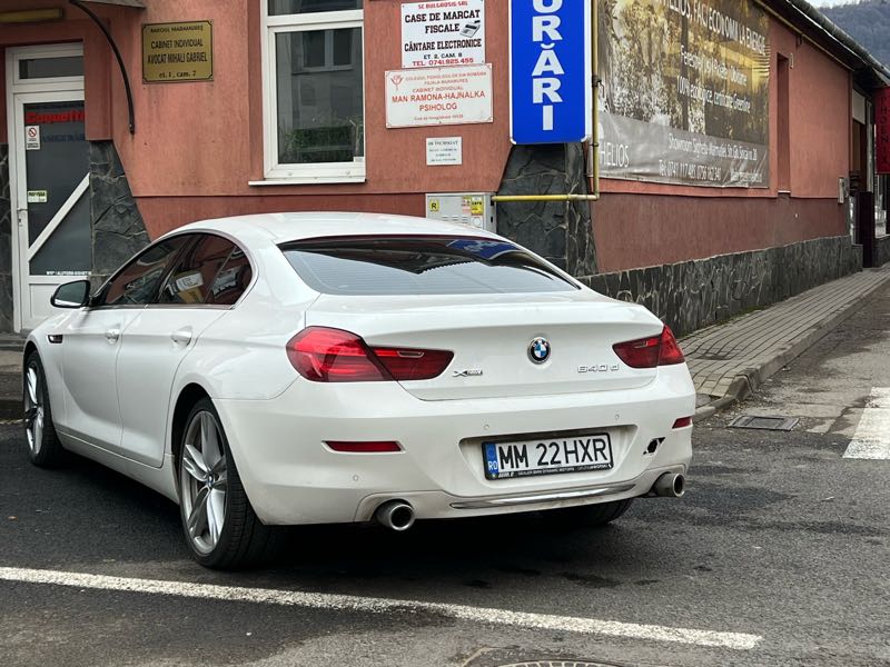 BMW 640i spotted in Sighetu Marmaţiei
