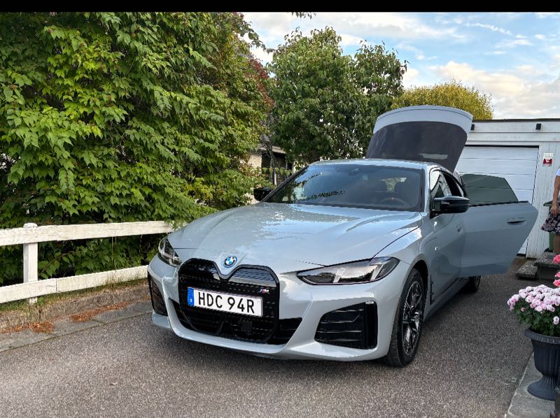 BMW i4 spotted in Linköping