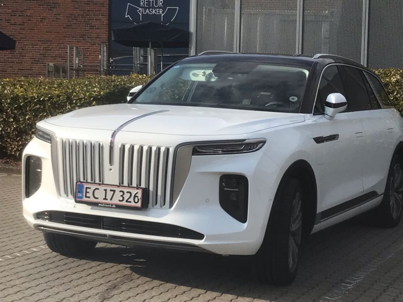 Hongqi H9 spotted in Kolding