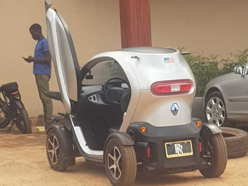 Renault Twizy spotted in Kampala
