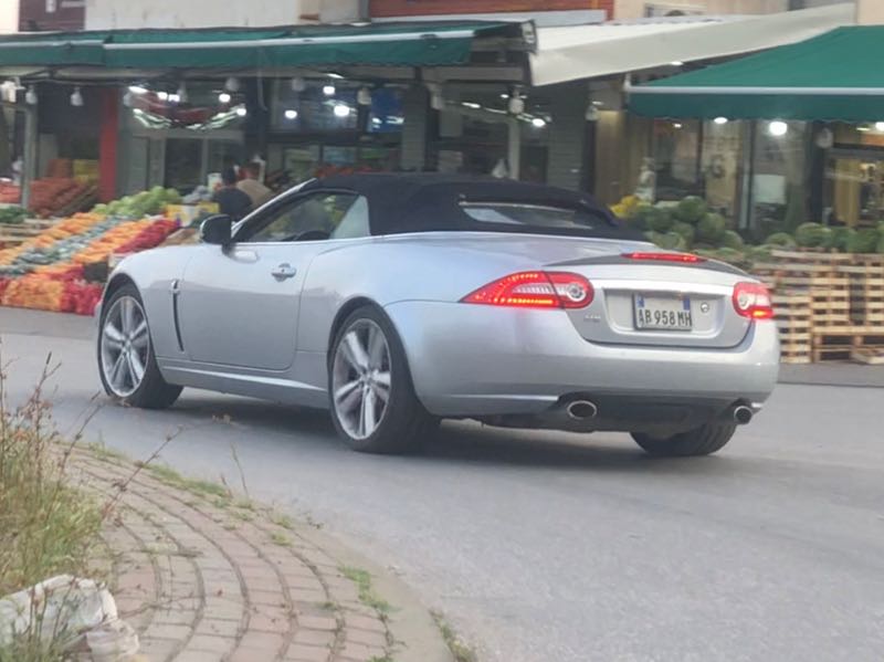 Jaguar XK (2010) spotted in Deçan, Kosovo