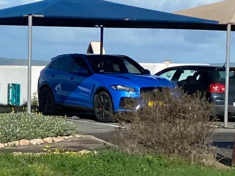 Jaguar F-Pace SVR spotted in Saldanha