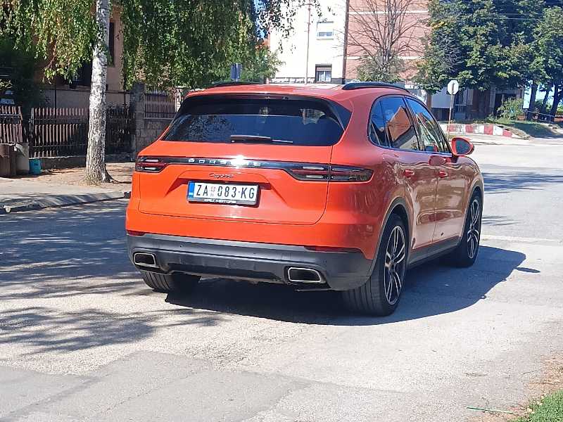 Porsche Cayenne spotted in Zaječar