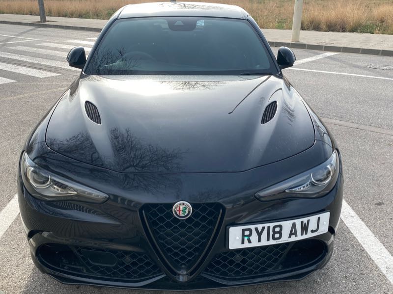 Alfa Romeo Giulia Quadrifoglio (2018) spotted in Gata de Gorgos, Spain