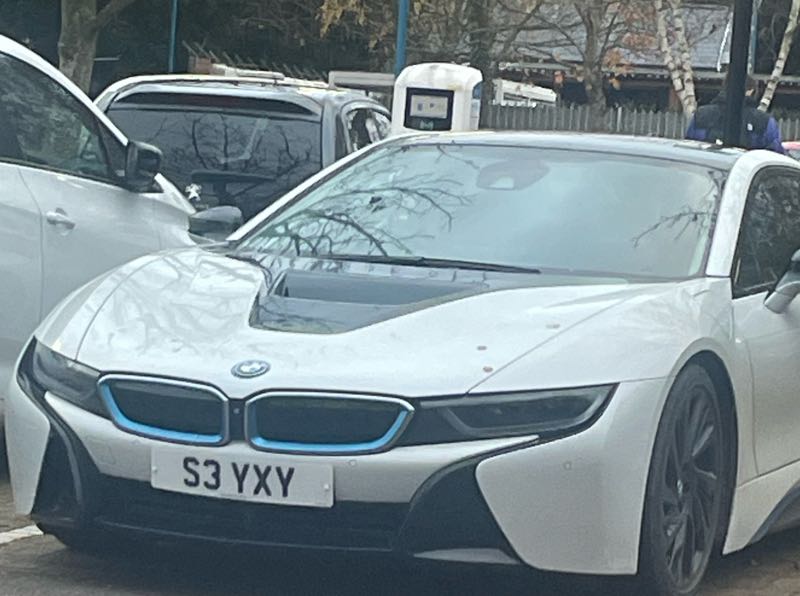 BMW i8 spotted in Wisbech