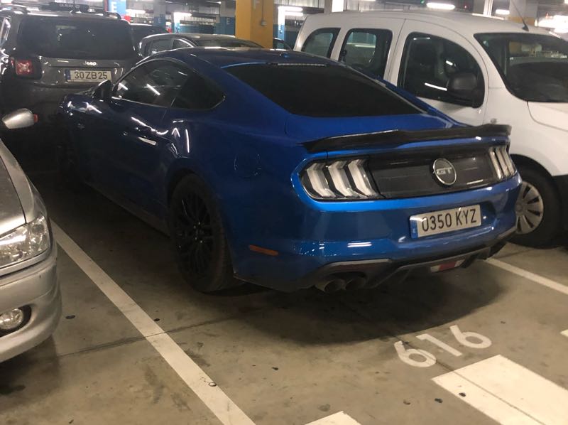 Ford Mustang spotted in Badajoz