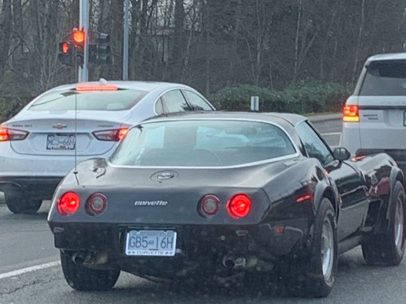 Chevrolet Corvette spotted in Coquitlam