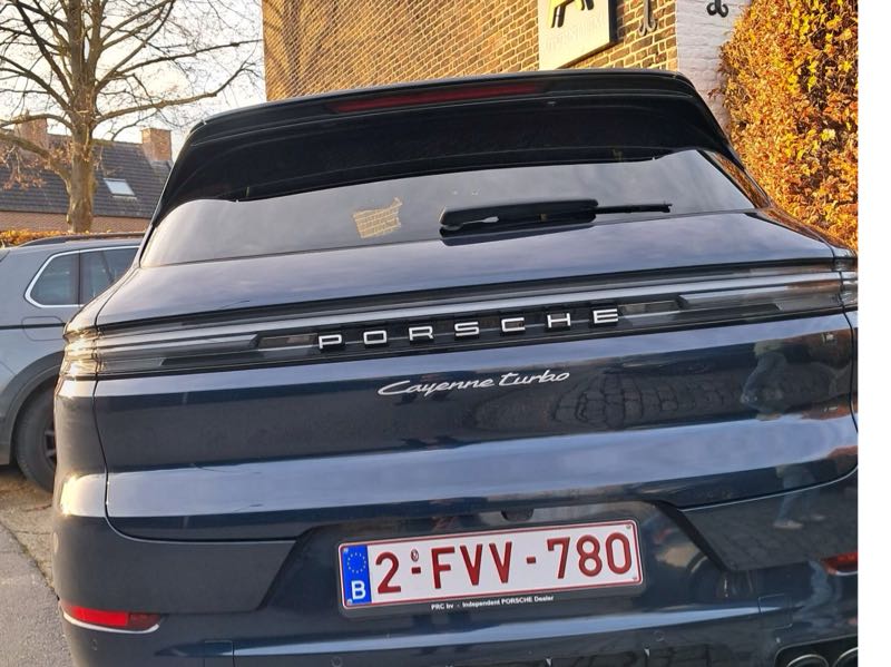 Porsche Cayenne Turbo spotted in Genk