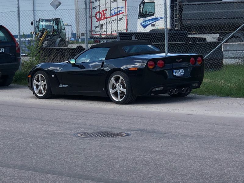 Chevrolet Corvette spotted in Enköping