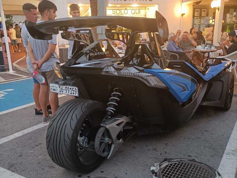 Polaris Slingshot spotted in Marbella