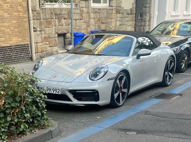 Porsche 911 Cabriolet (2021) spotted in Mönchengladbach, Germany