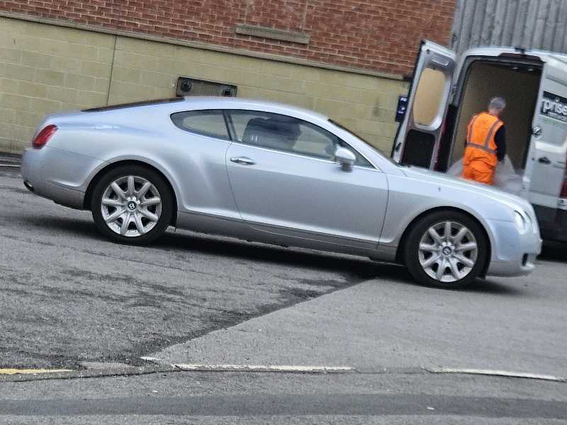 Bentley Continental GT spotted in Darlington