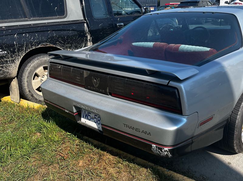 Pontiac Trans Am spotted in Victoria