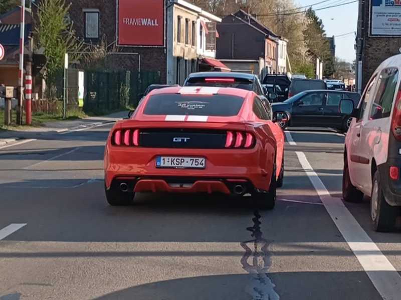 Ford Mustang GT (2021) spotted in Charleroi, Belgium