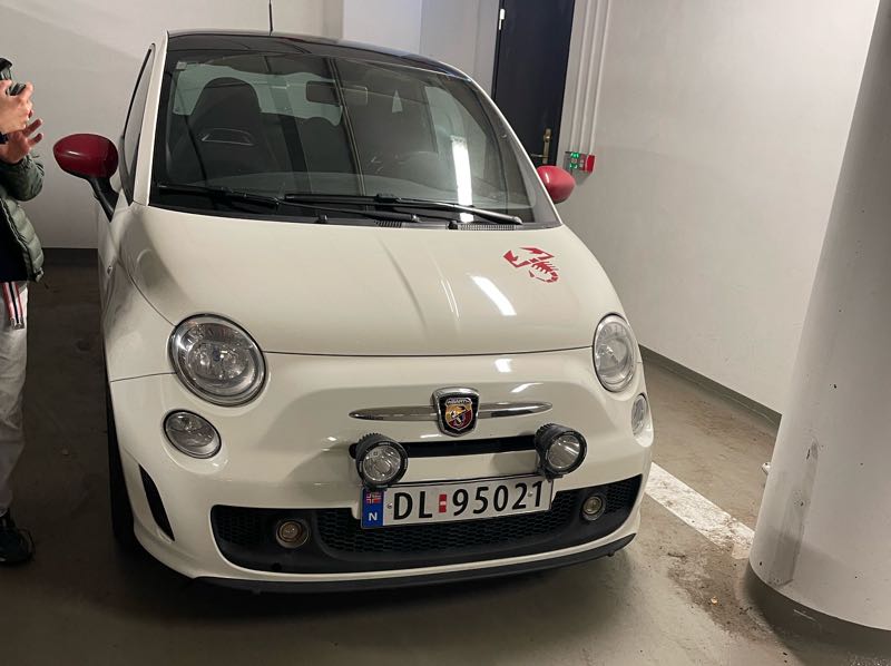 Abarth 500 spotted in Oslo