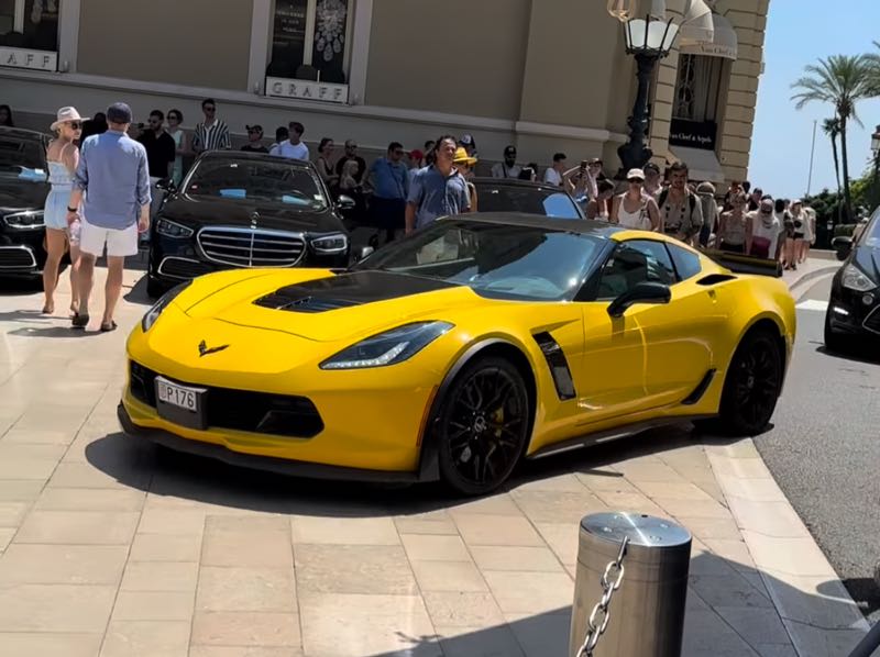 Chevrolet Corvette Z06 (2018) spotted in Brinje, Croatia
