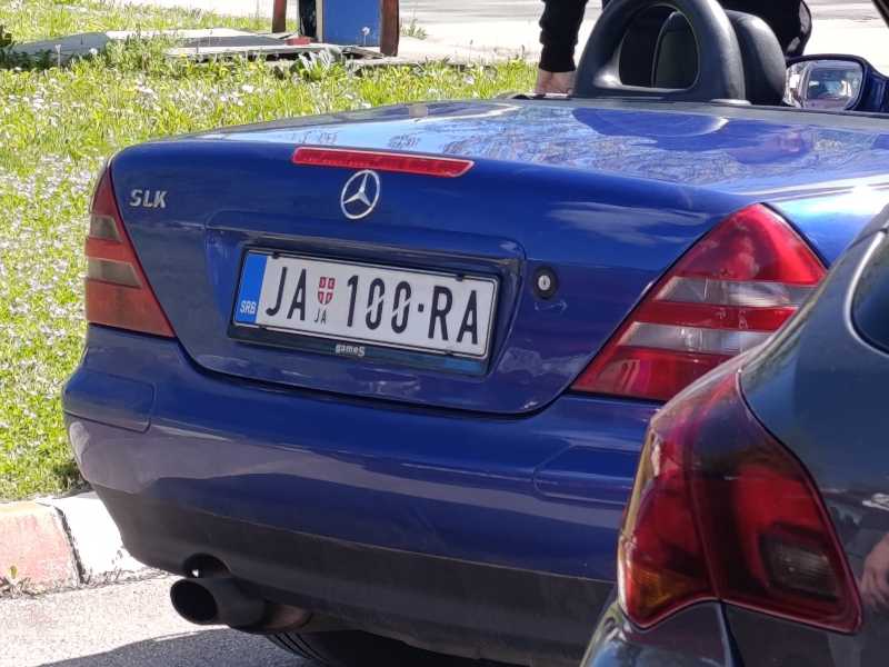 Mercedes-Benz SLK spotted in Kraljevo