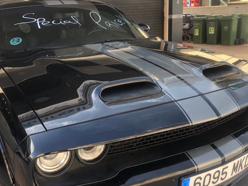 Dodge Challenger spotted in Alcúdia