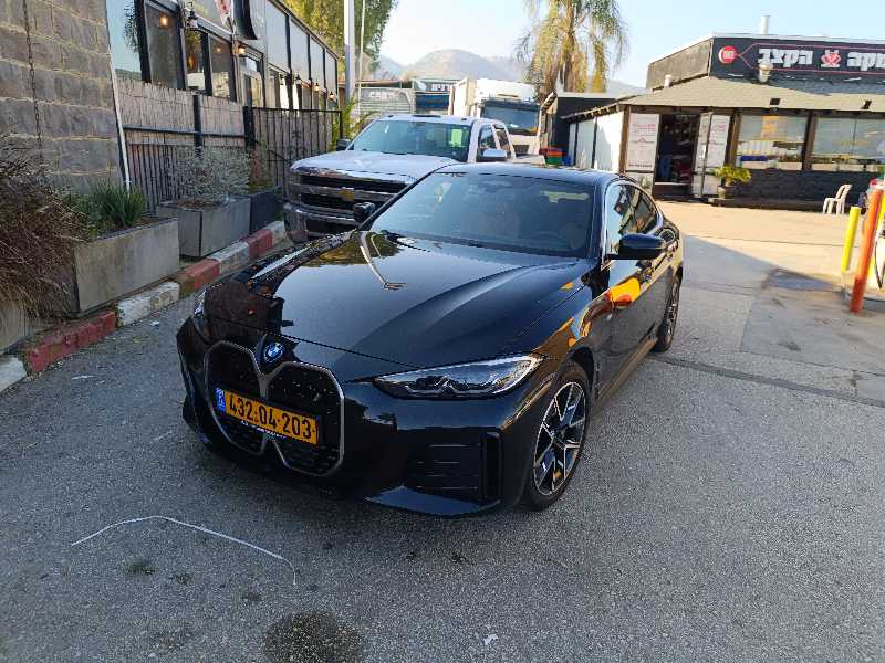 BMW i4 spotted in Safed