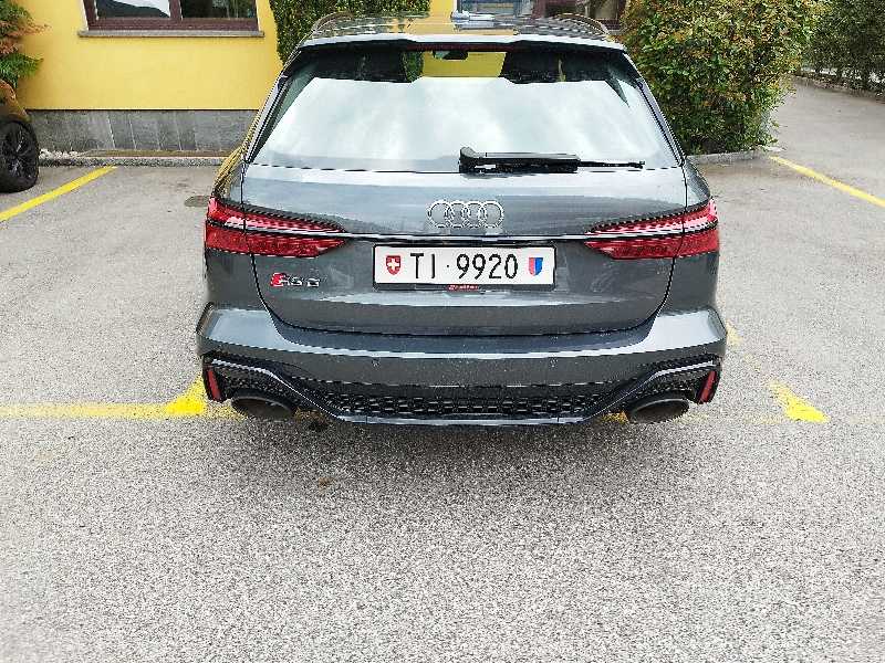 Audi RS6 (2023) spotted in Lugano, Switzerland