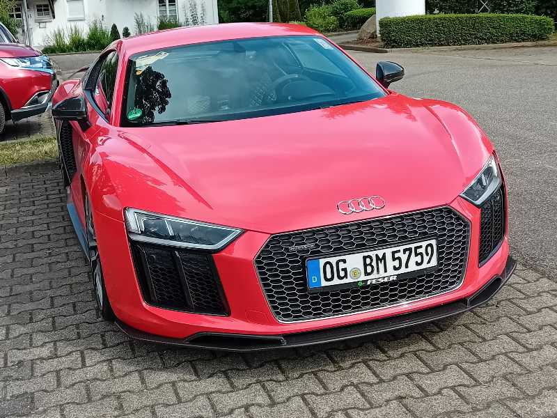 Audi R8 spotted in Offenburg