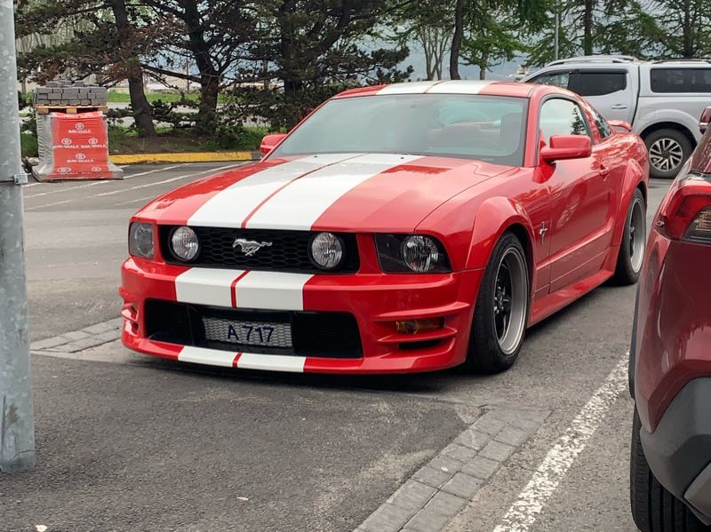 Ford Mustang spotted in Akureyri