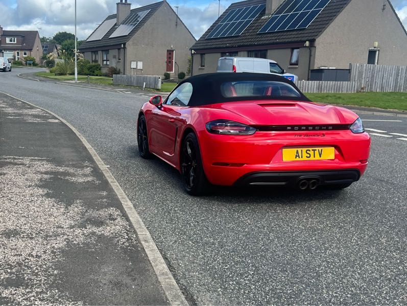 Porsche 718 Boxster S spotted in Aberdeen