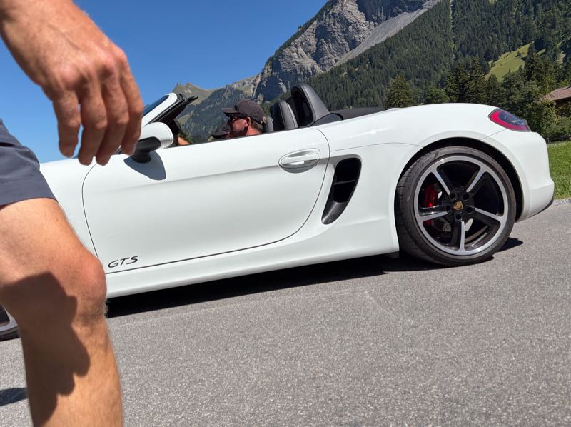 Porsche Boxster GTS spotted in Kandersteg