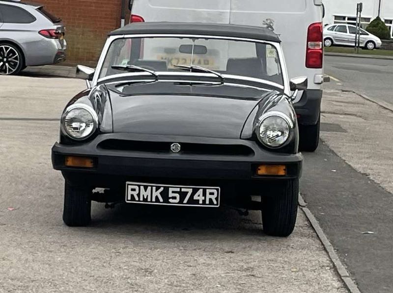 MG Midget spotted in Warrington