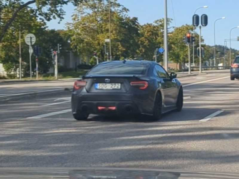 Toyota 86 (2020) spotted in Örebro, Sweden