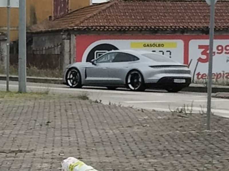 Porsche Taycan spotted in Coimbra