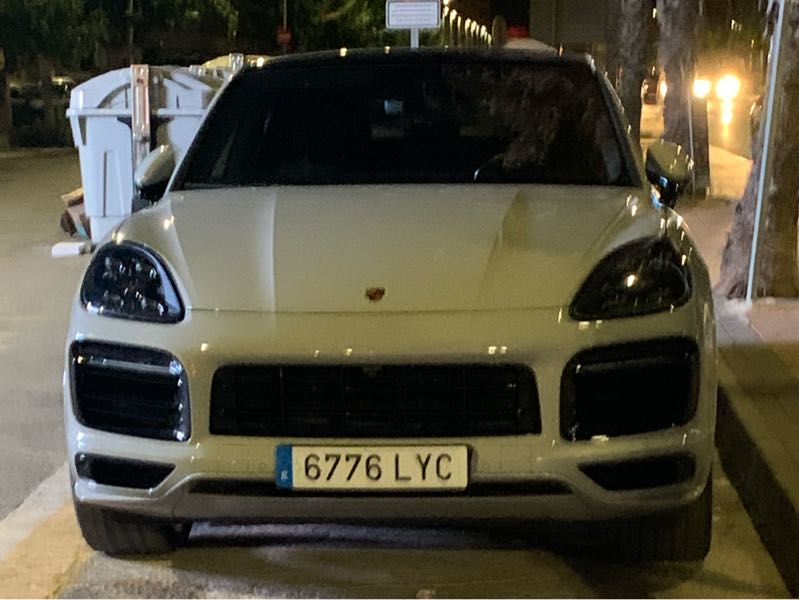 Porsche Cayenne (2020) spotted in Cartagena, Spain