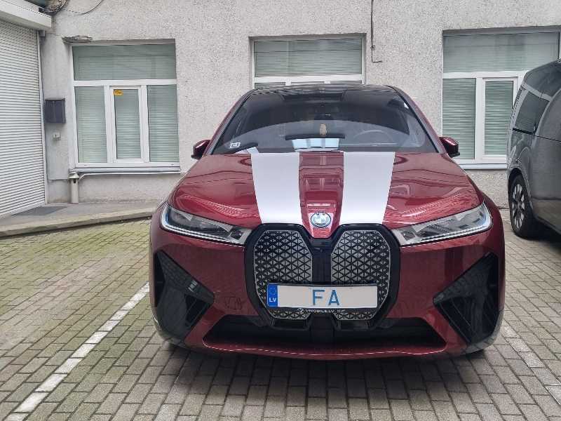 BMW iX spotted in Riga